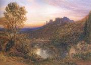 Samuel Palmer A Towered City or The Haunted Stream oil painting artist